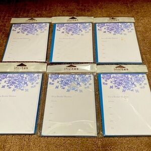 3/$20.  Bridal Shower Invitations